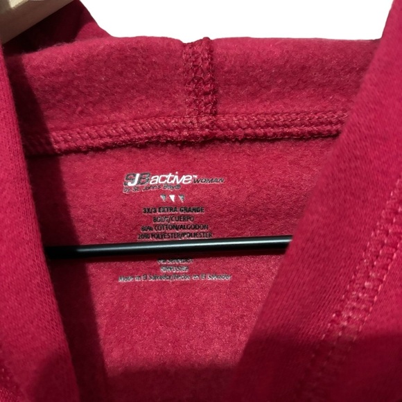 NWT SJB Active Zip Up Sweatshirt Hoodie Women's Size 3X Fall Outdoor Athleisure - Picture 4 of 12